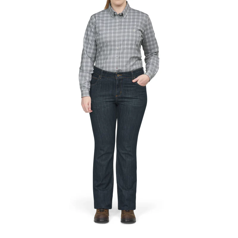 Bulwark® Flame Resistant Women's Knit Button Down Shirt - STG3 - Image 5